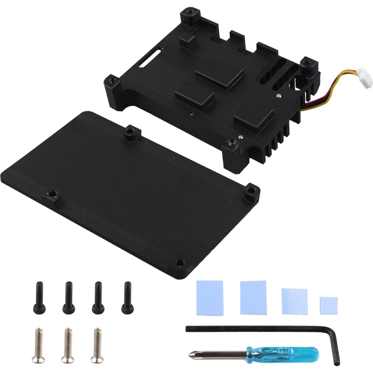 Funda de Aluminio ZDE para Raspberry Pi 5 con Ventilador