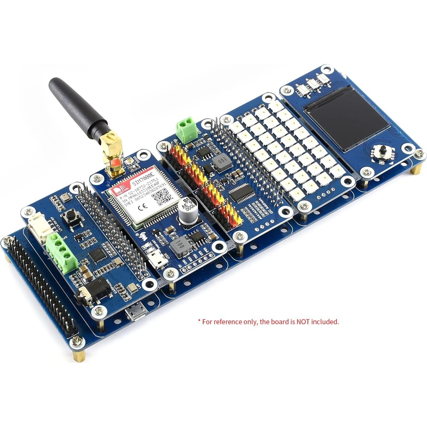 Kit de Expansión I/O Waveshare Stack HAT para Raspberry Pi