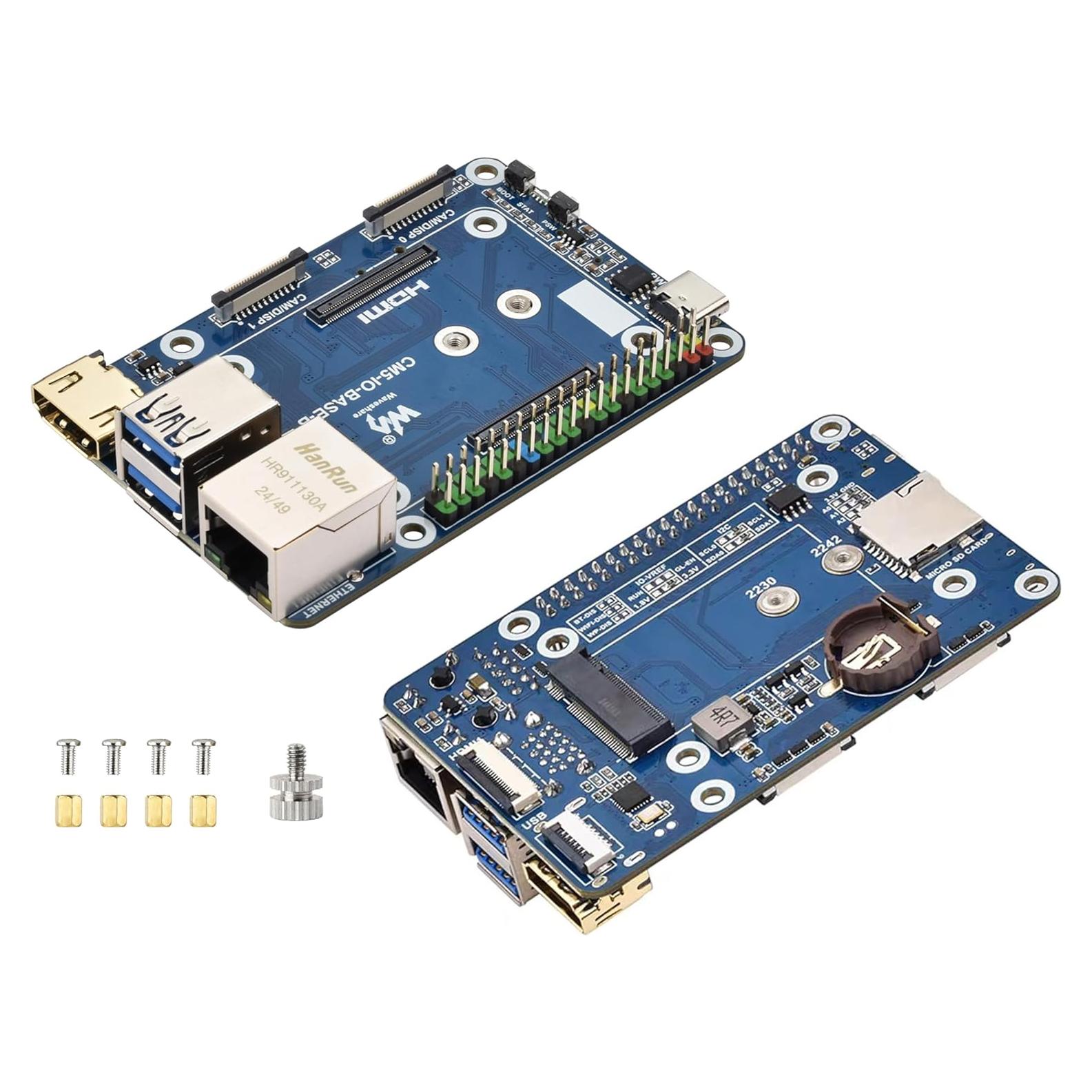 Mini Placa Base UeeKKoo CM5-IO-BASE-B para Raspberry Pi 5