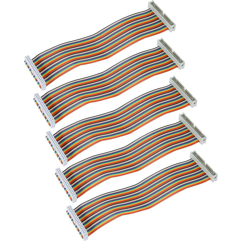 5 Cables GPIO Macho a Hembra 40pin 20cm para Raspberry Pi