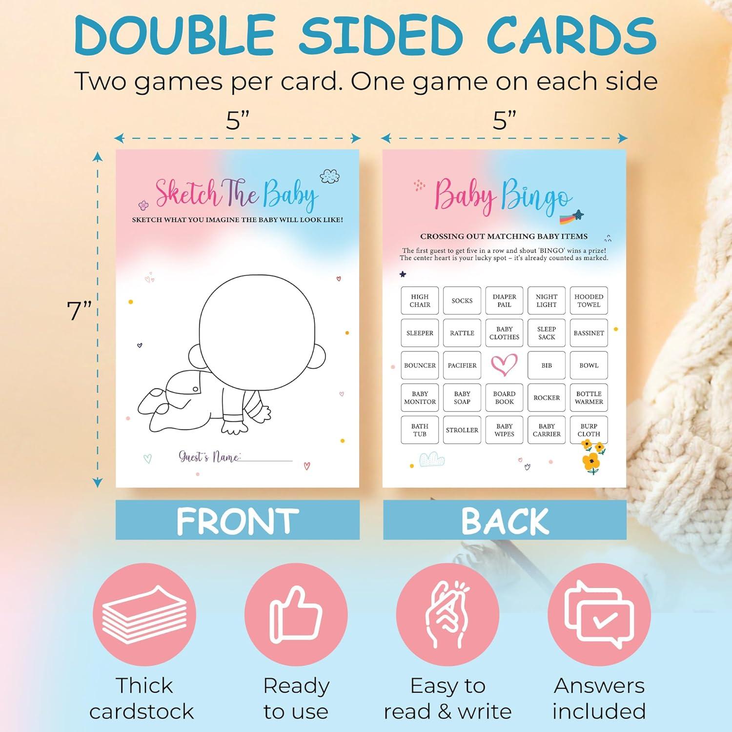 Juego de Revelación de Género para Baby Shower - Excool Club