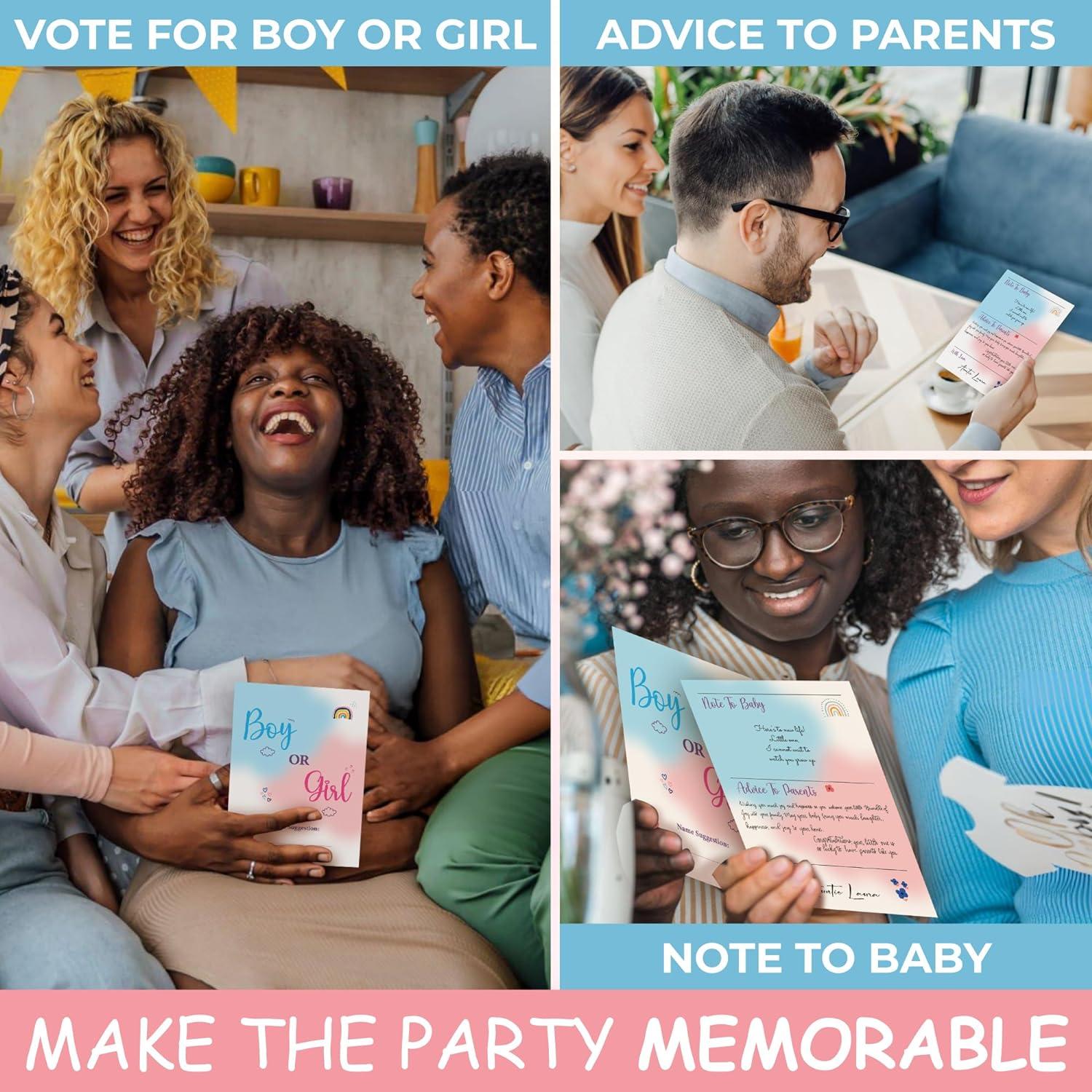 Juego de Revelación de Género para Baby Shower - Excool Club