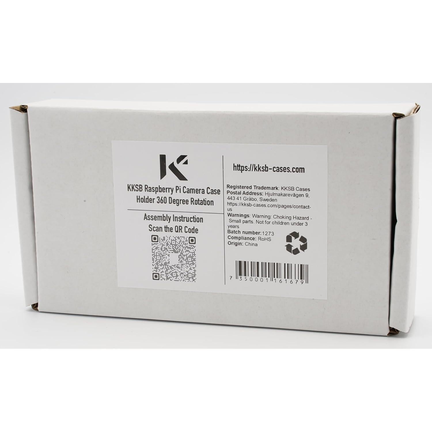 Funda para Cámara KKSB con Soporte Rotatable 360° - Compatible Raspberry Pi