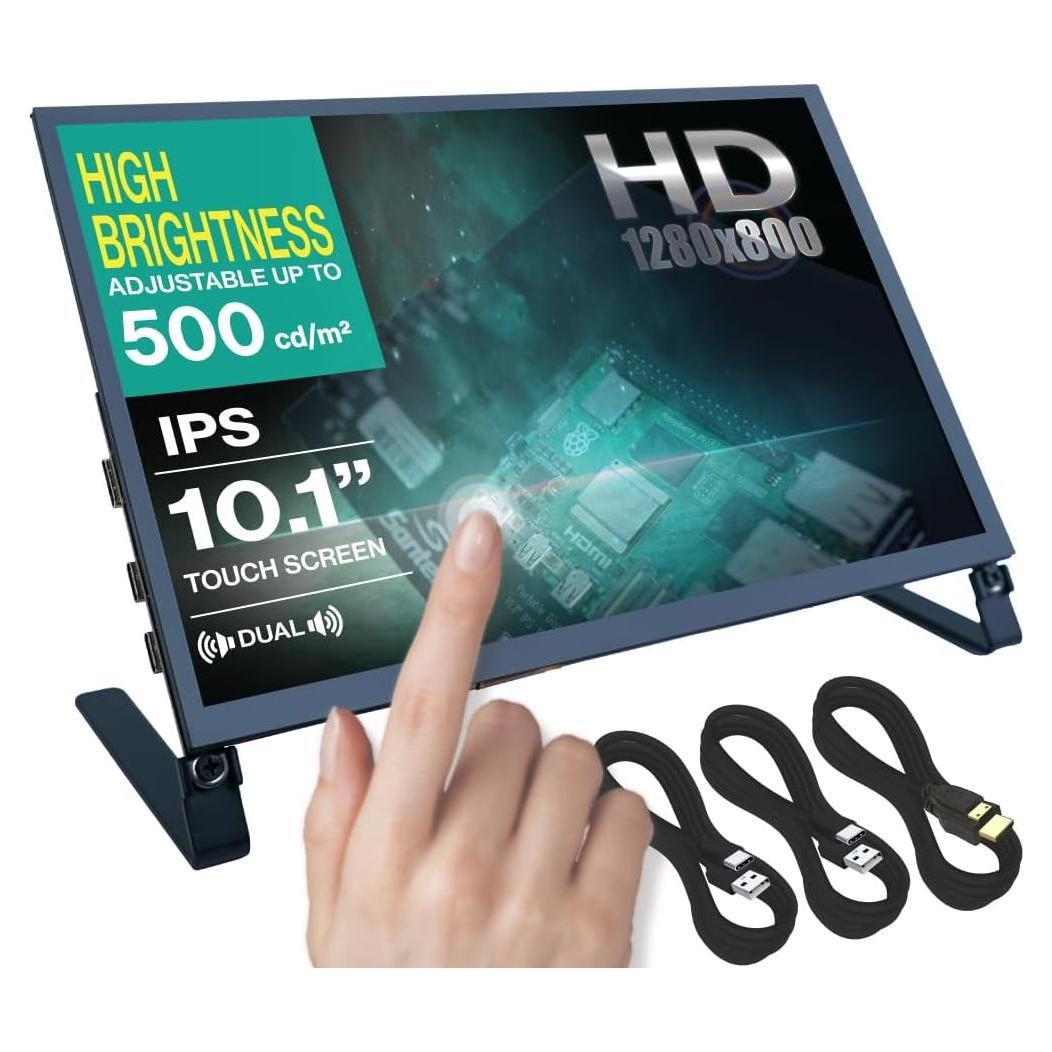 Monitor Táctil Santek 10.1" IPS 1280x800 HDMI 500 nits