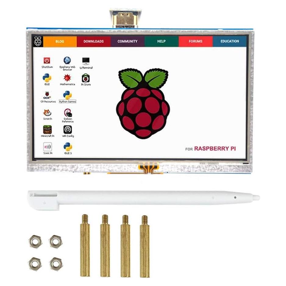 Pantalla Táctil 5" LCD 800x480 HDMI para Raspberry Pi