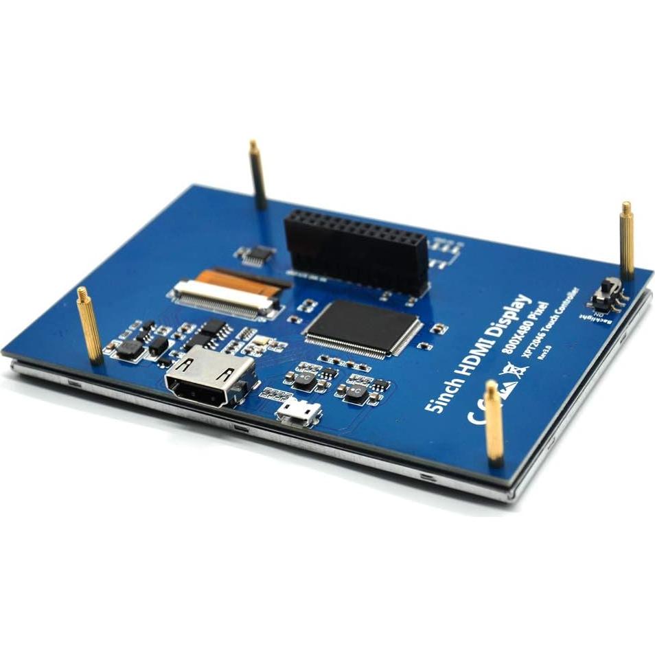 Pantalla Táctil 5" LCD 800x480 HDMI para Raspberry Pi