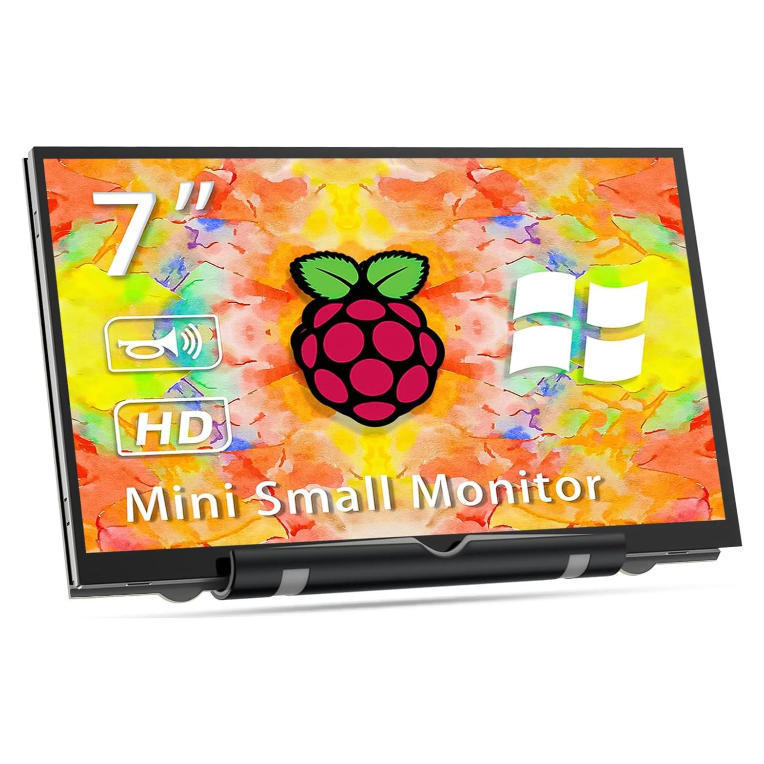 Monitor LCD 7" HAMTYSAN HDMI 800x480 para Raspberry Pi