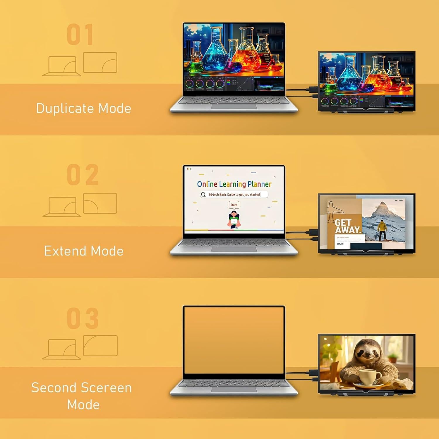 Monitor LCD 7" HAMTYSAN HDMI 800x480 para Raspberry Pi