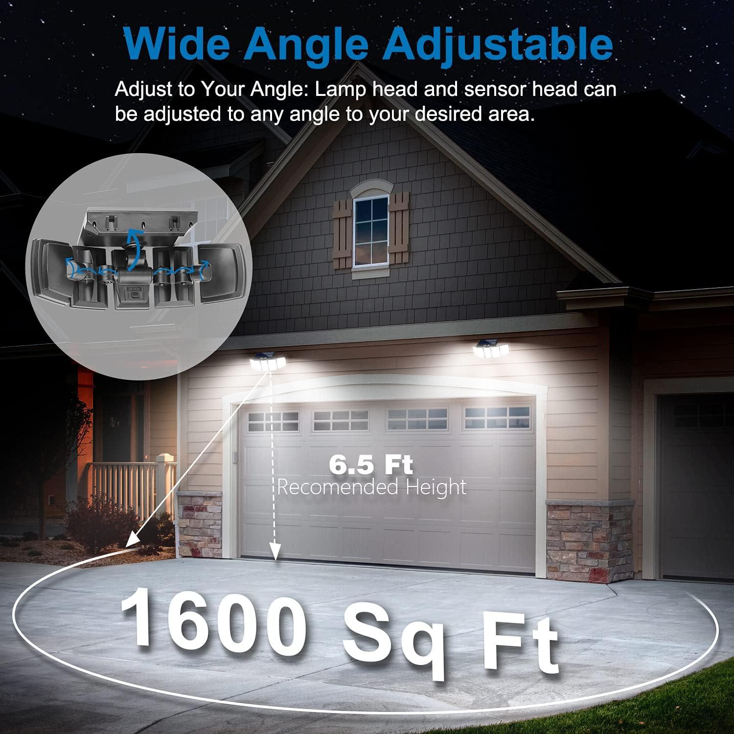 Luces Solares AmeriTop 300 LED 7000K con Sensor de Movimiento