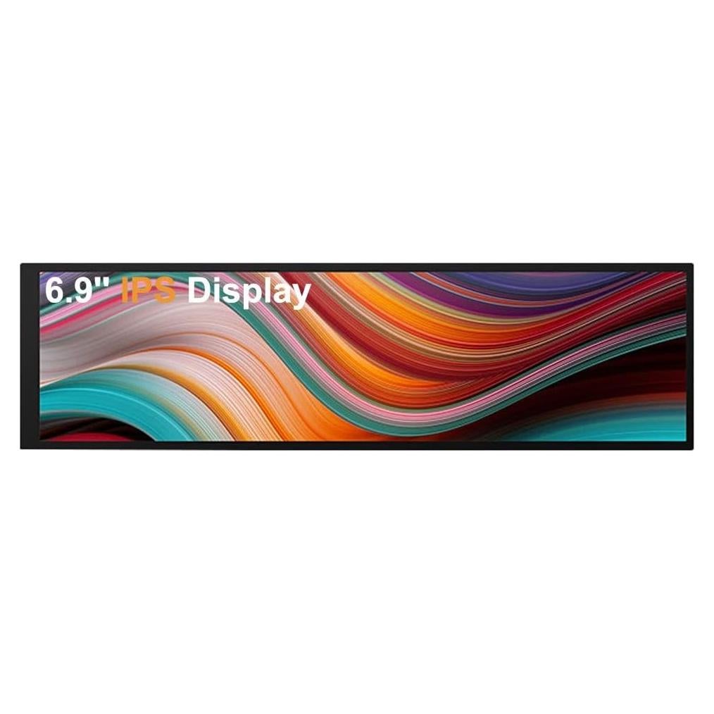 Pantalla IPS 6.9" EDIY 1280x480 para Raspberry Pi y PC