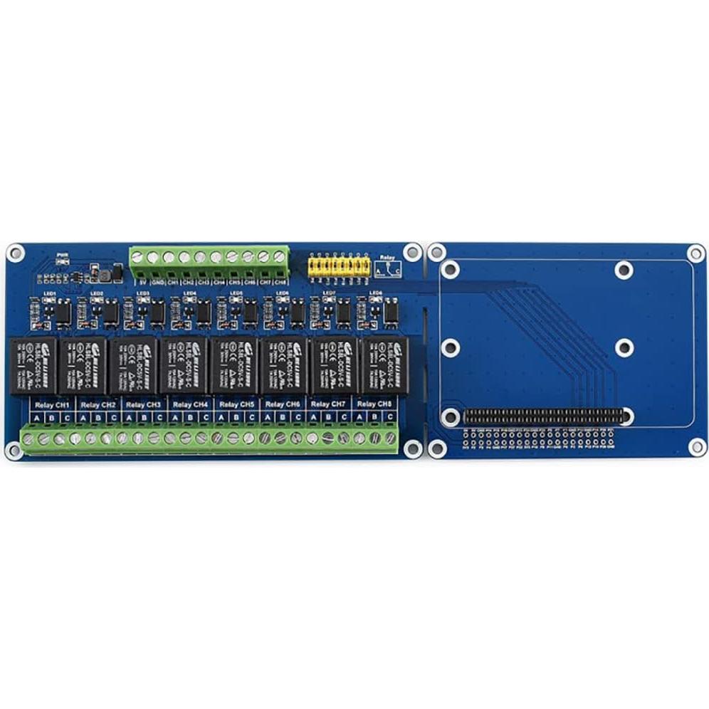 Módulo de Relé de 8 Canales Coowell para Raspberry Pi 4B/3B/Zero