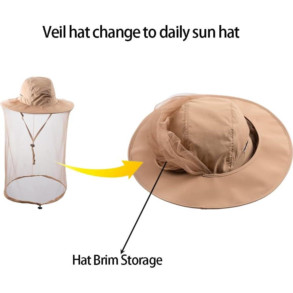 Sombrero de Apicultura HunterBee con Velo y Malla