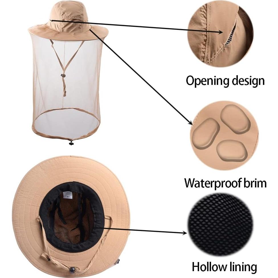 Sombrero de Apicultura HunterBee con Velo y Malla