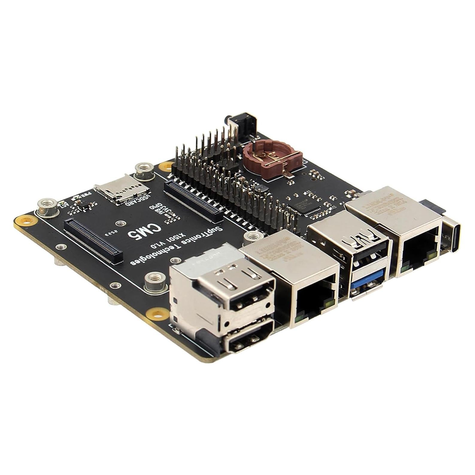 Placa de expansión Geekworm X1501 para Raspberry Pi CM5 - Dual M.2 NVMe SSD