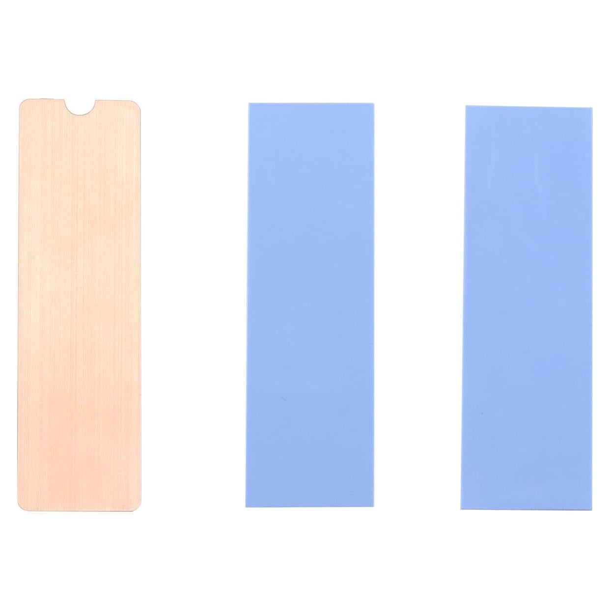 Disipador de Cobre M.2 ZDE con Almohadillas Térmicas 0.5/1mm