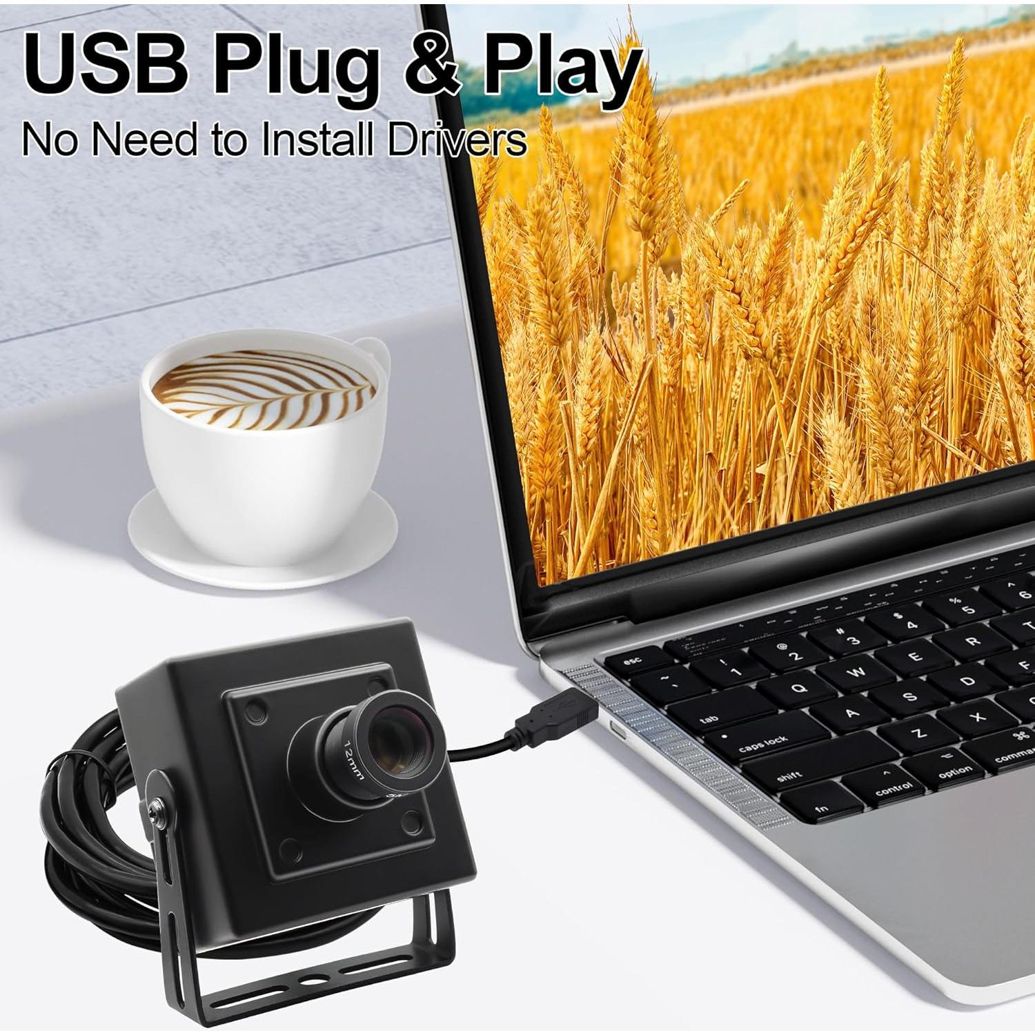 Cámara USB MMlove 12MP 1080P 120fps Plug & Play