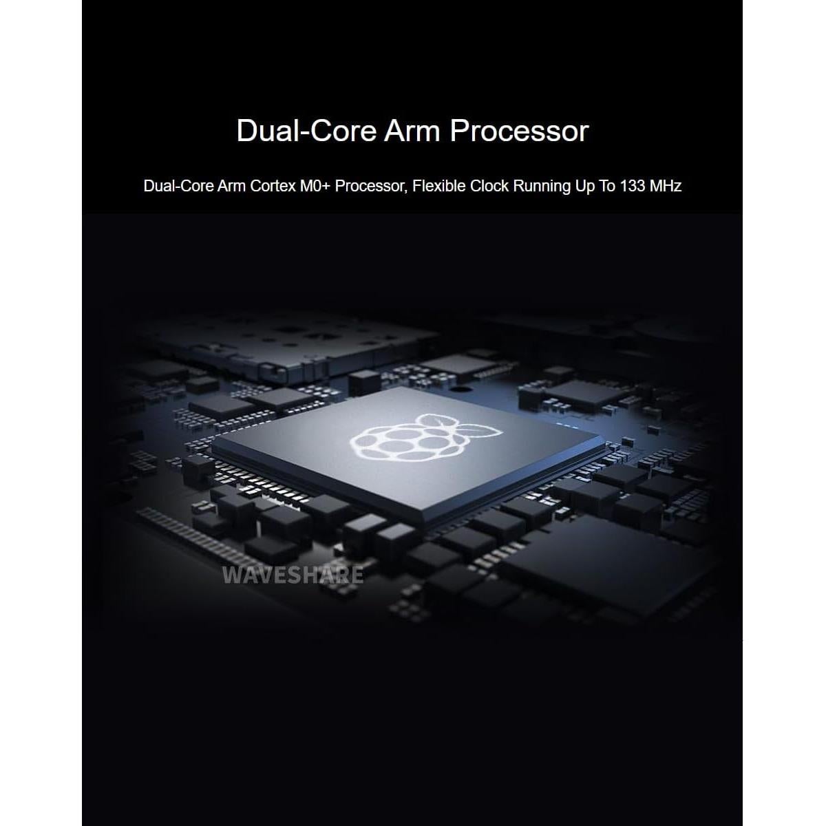 Placa de desarrollo Waveshare RP2040 con LCD táctil 1.69"