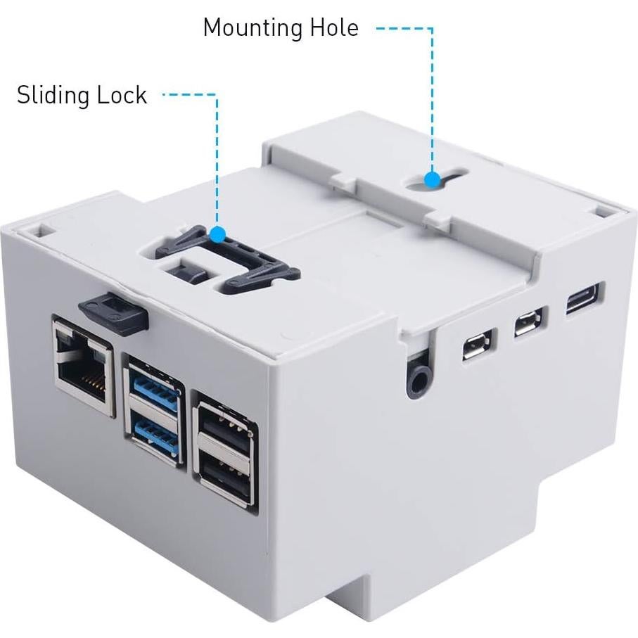 Caja GeeekPi para Raspberry Pi 4 con Ventilador y Disipadores