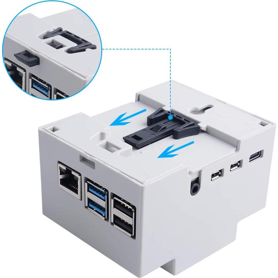 Caja GeeekPi para Raspberry Pi 4 con Ventilador y Disipadores