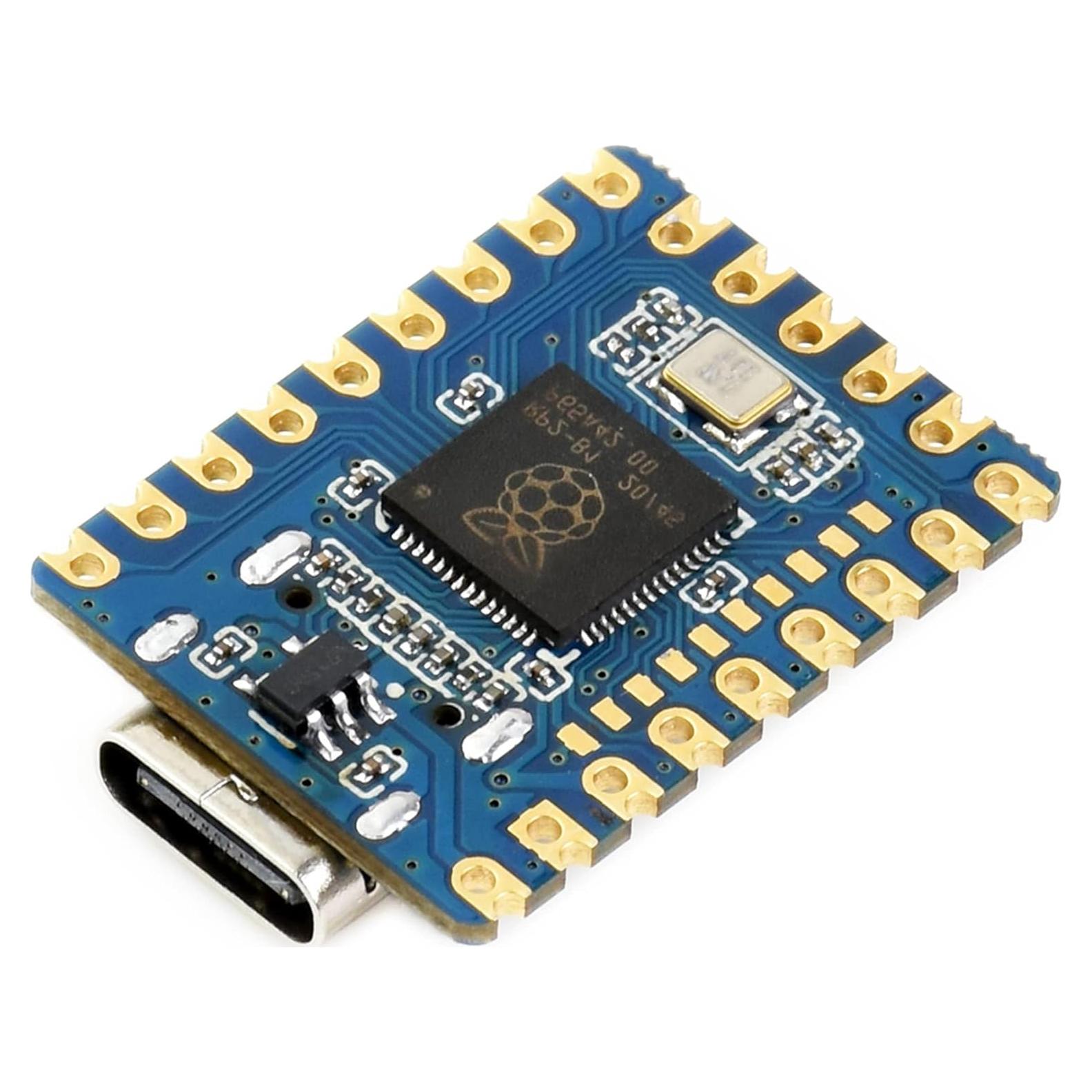 Placa MCU RP2040-Zero Mini Waveshare, 2MB Flash, USB-C