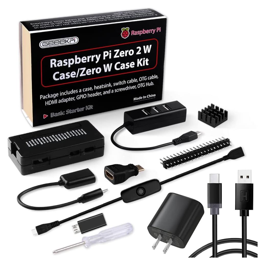 Kit de Accesorios GeeekPi para Raspberry Pi Zero 2 W