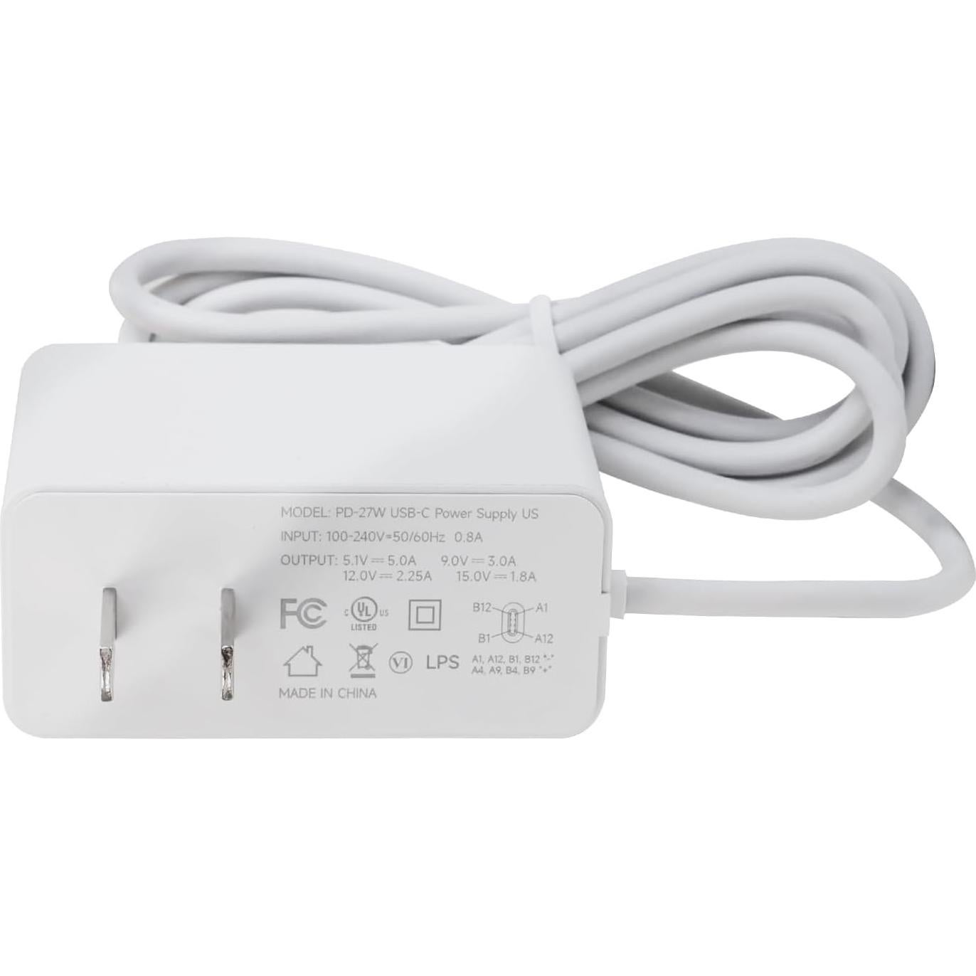 Fuente de Alimentación USB-C Yahboom 27W para Raspberry Pi 5