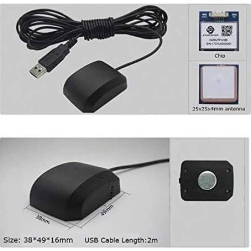 Dongle GPS USB VK-162 Stratux - Multi-plataforma, 2.13m