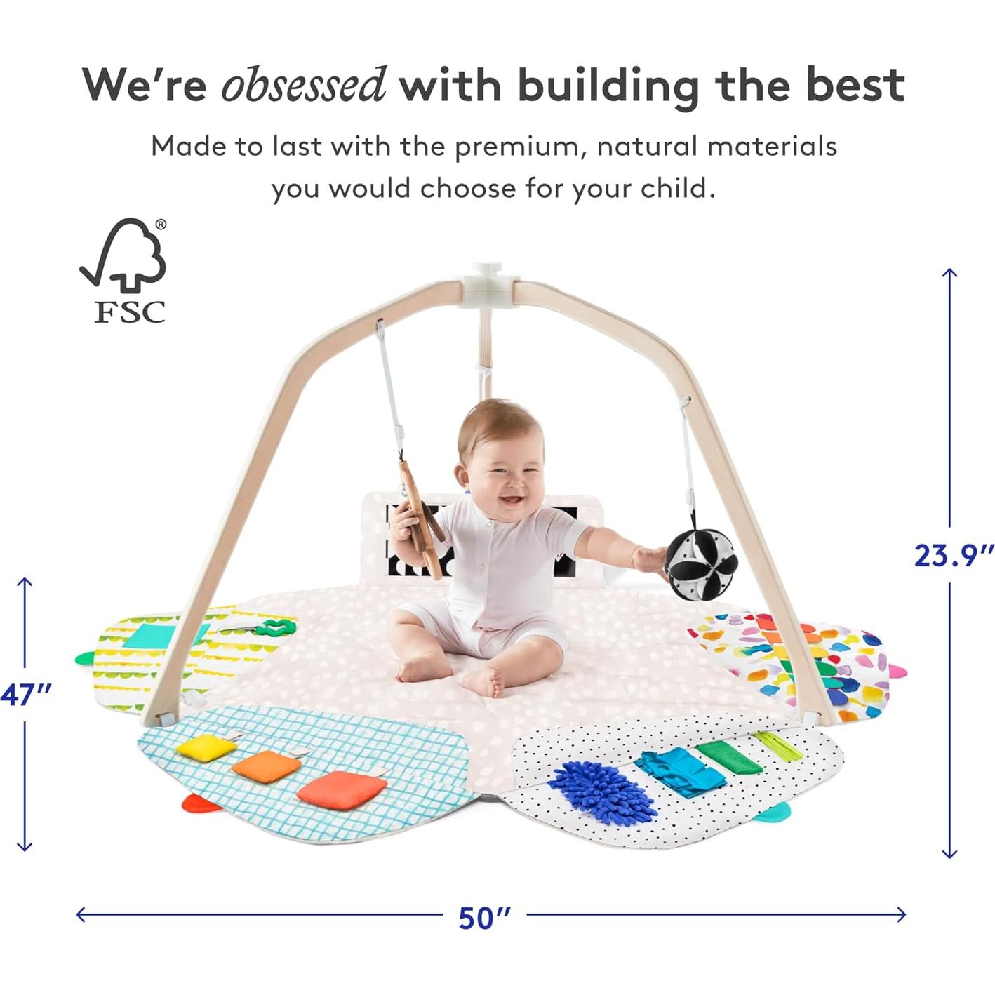 Gimnasio de Juego Lovevery 109x97 cm para Bebés y Niños