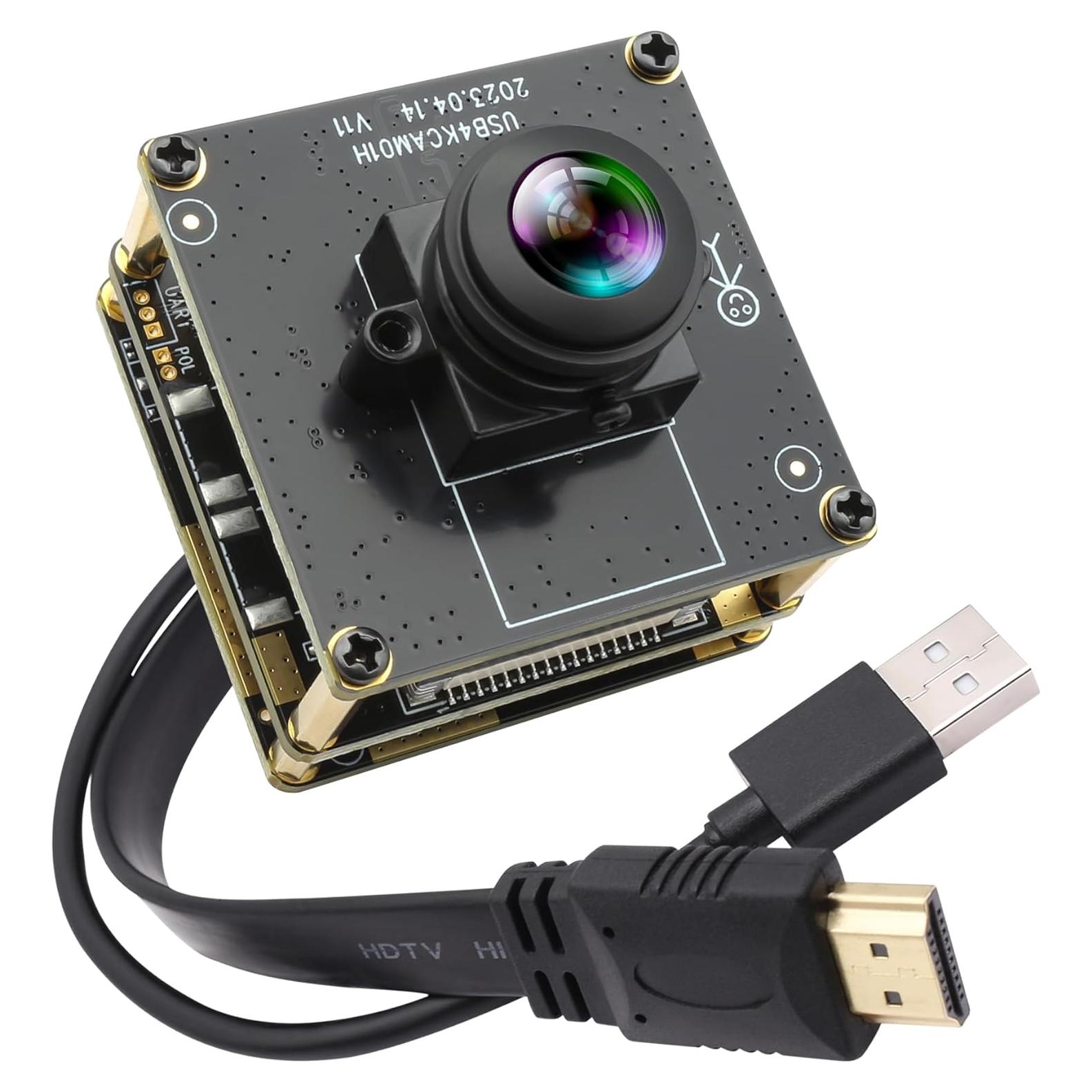 Cámara USB HDMI 4K IFWATER con Lente Ojo de Pez 180°