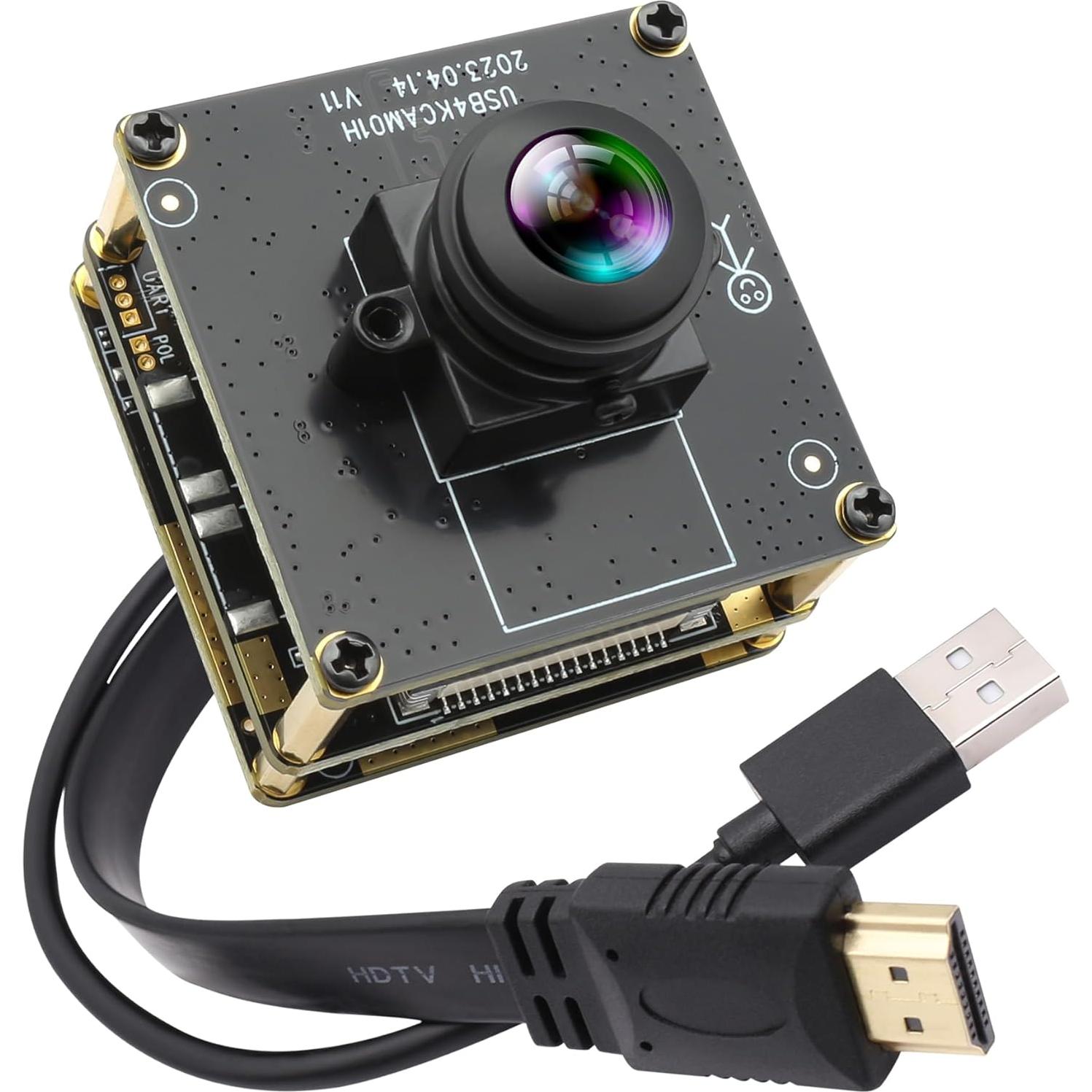 Cámara USB HDMI 4K IFWATER con Lente Ojo de Pez 180°