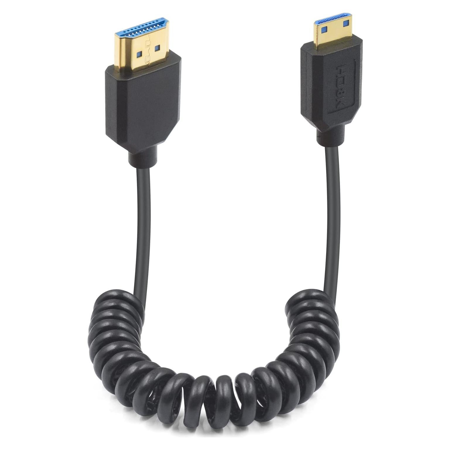 Cable Mini HDMI a HDMI Duttek 8K 48Gbps 1.2m Flexible
