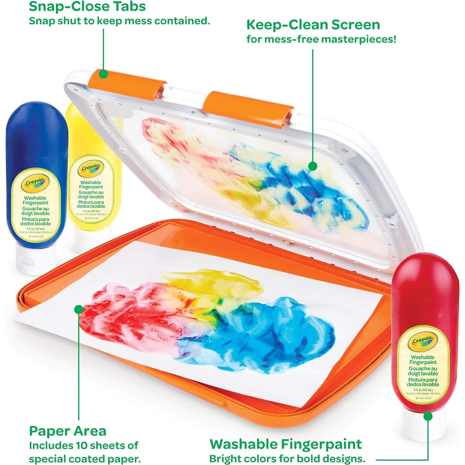Set de Pintura con Dedos Crayola Lavable para Niños