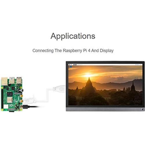 Cable Micro HDMI a HDMI TOP1 1M 4K Ultra HD Raspberry Pi 4