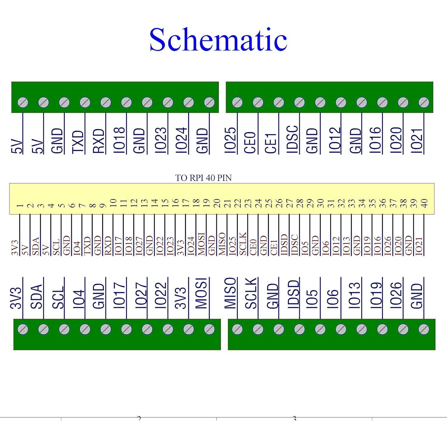 Módulo de Bloque de Terminal para Raspberry Pi - Xiken 2.54mm
