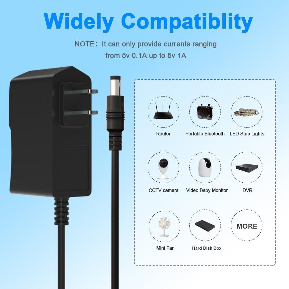 Adaptador de Alimentación 5V 1A ENGFYADSY con 8 Conectores