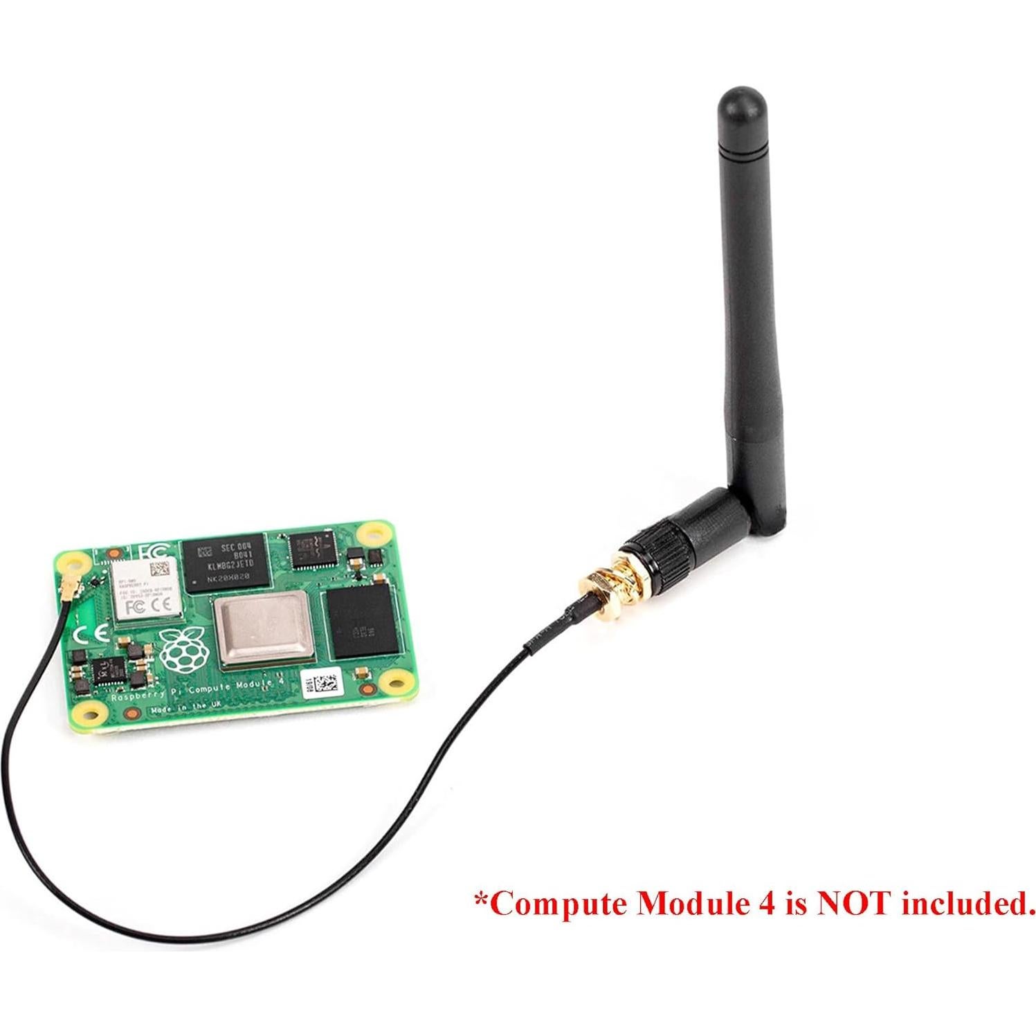 Antena SMA UeeKKoo para Raspberry Pi CM5/CM4 2.4G/5G 2.5 dBi
