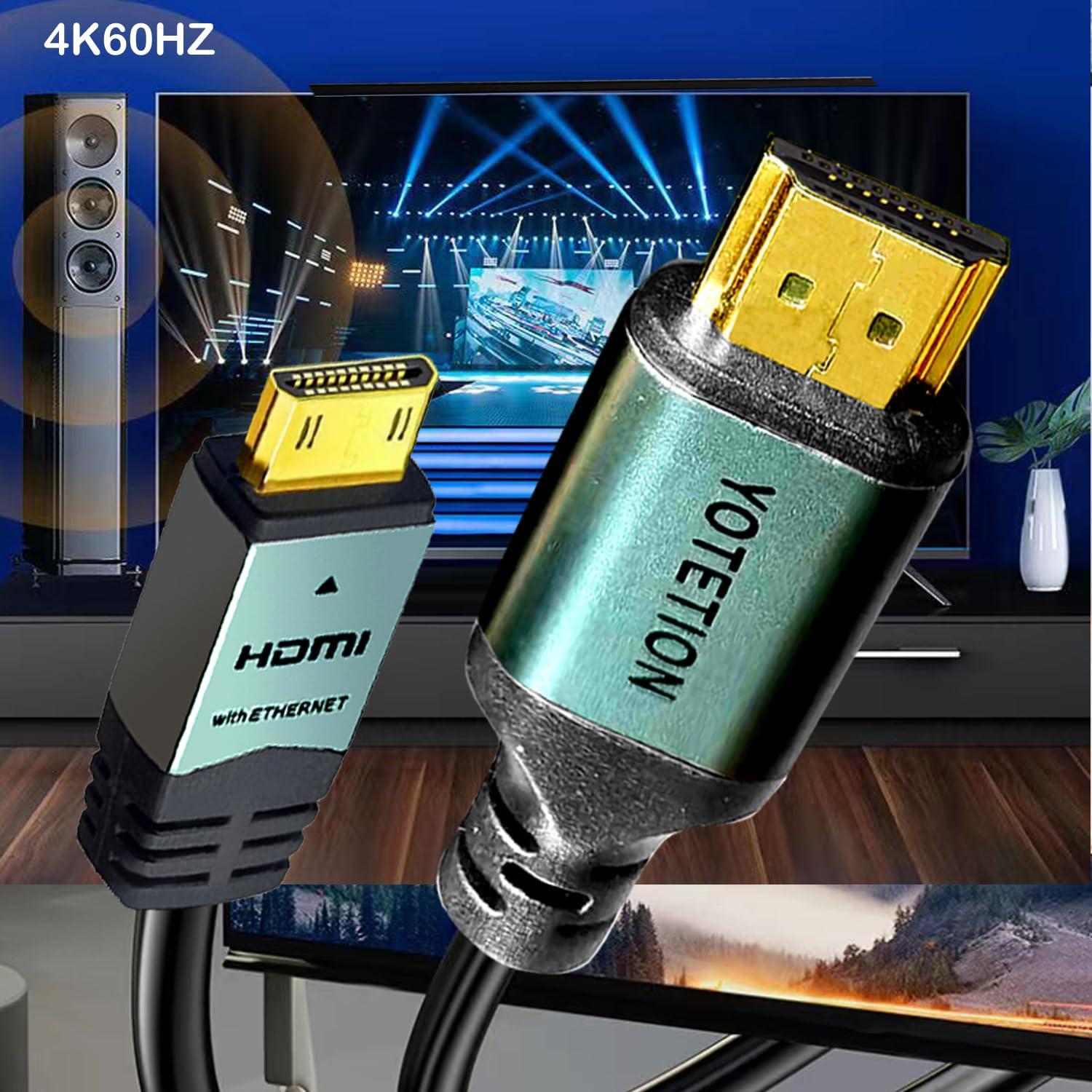 Cable Mini HDMI a HDMI 18.3m CableCreation 4K 30Hz