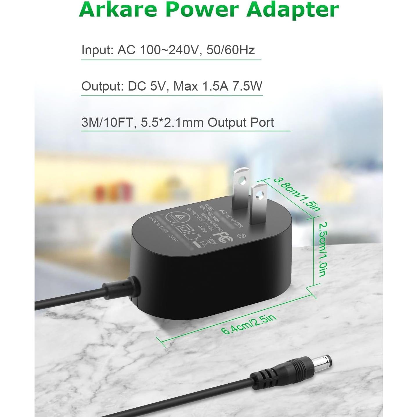 Adaptador de Alimentación AC/DC 5V 1.5A SHENZHEN TEKA