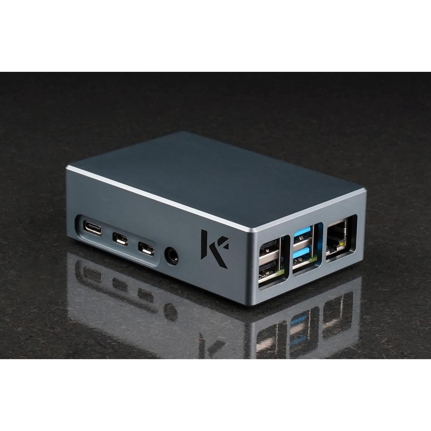 Caja de Aluminio KKSB para Raspberry Pi 4 con Disipador