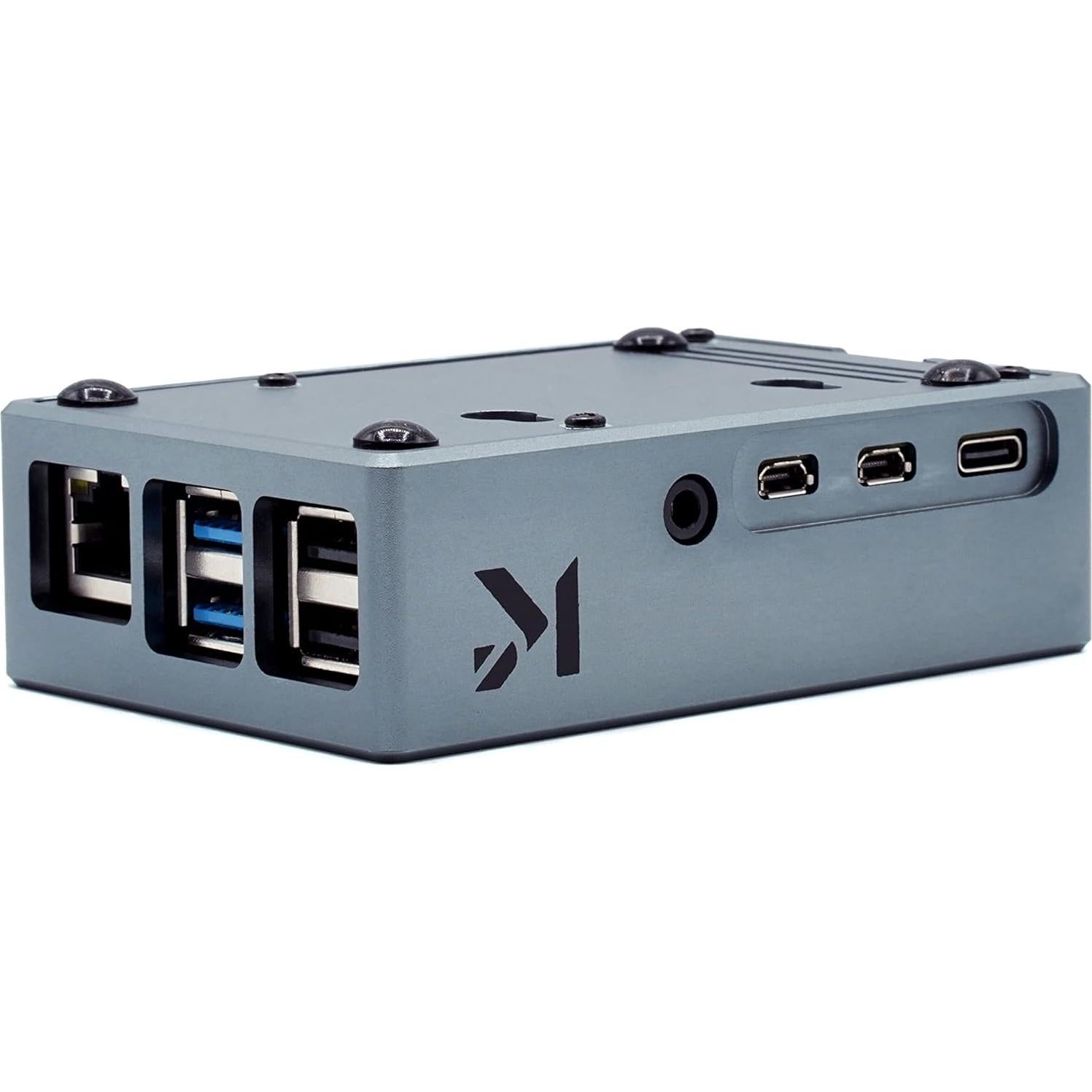 Caja de Aluminio KKSB para Raspberry Pi 4 con Disipador