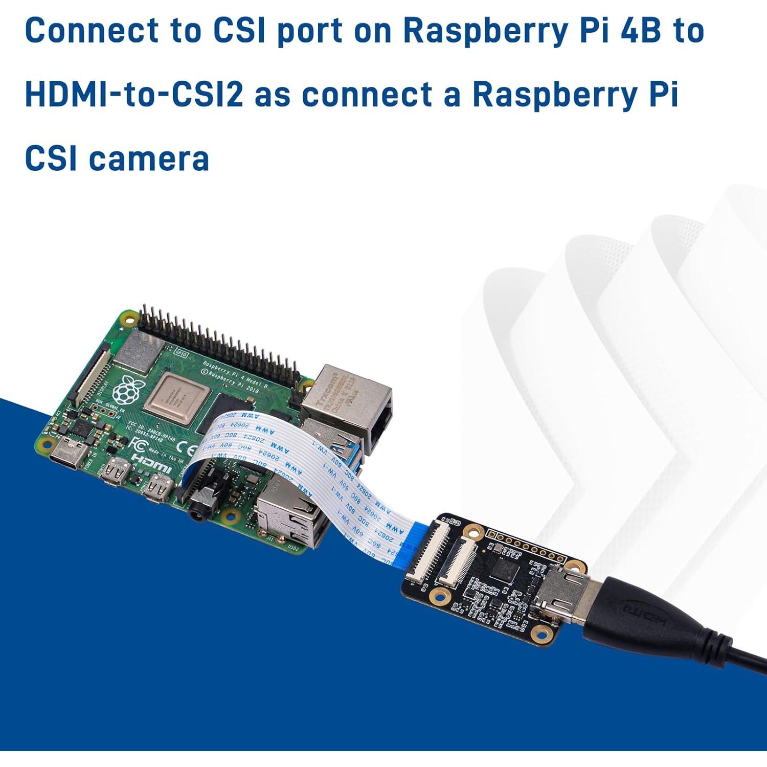 Placa Adaptadora HDMI a CSI2 GeeekPi para Raspberry Pi 1080p