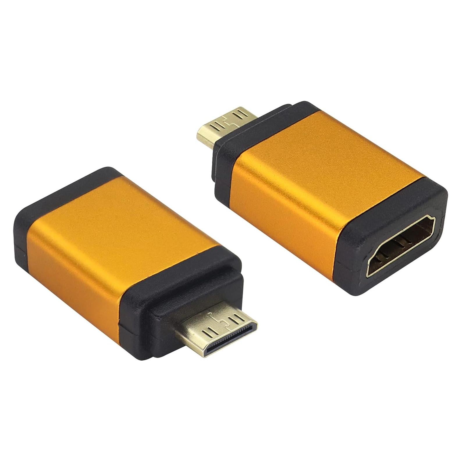 Adaptador HDMI a Mini HDMI 4K 60Hz AAOTOKK - 2 Pack