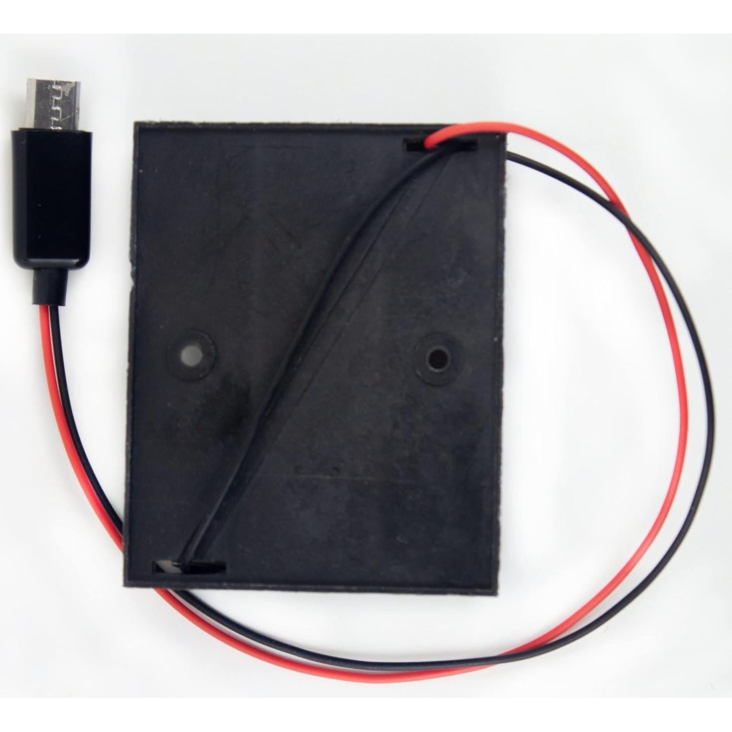 Soporte de Batería AA 3x1.5V con Conector USB Micro whiteeeen