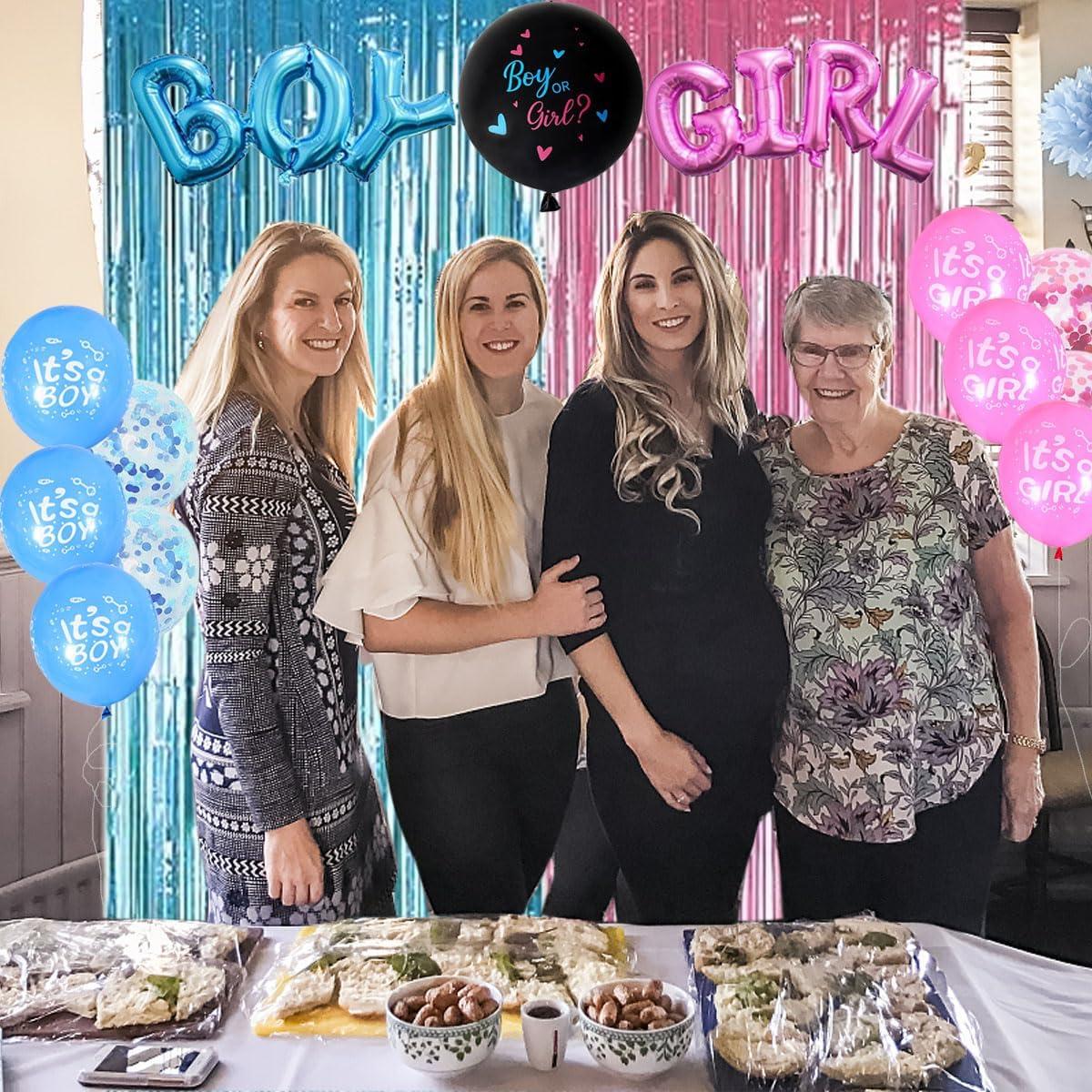 Kit Decoraciones Revelar Género Wiletasz Rosa y Azul