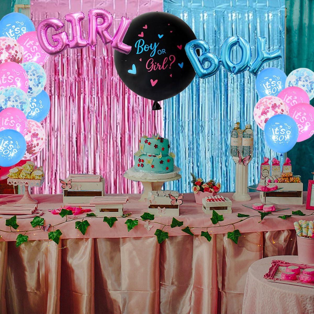 Kit Decoraciones Revelar Género Wiletasz Rosa y Azul