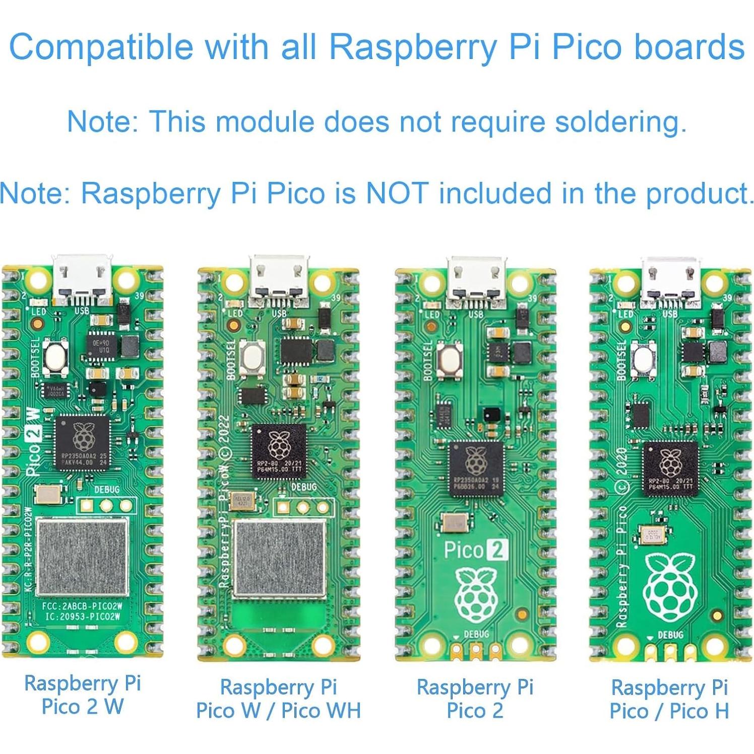 Placa de Expansión para Raspberry Pi Pico BLONWINER BUS004