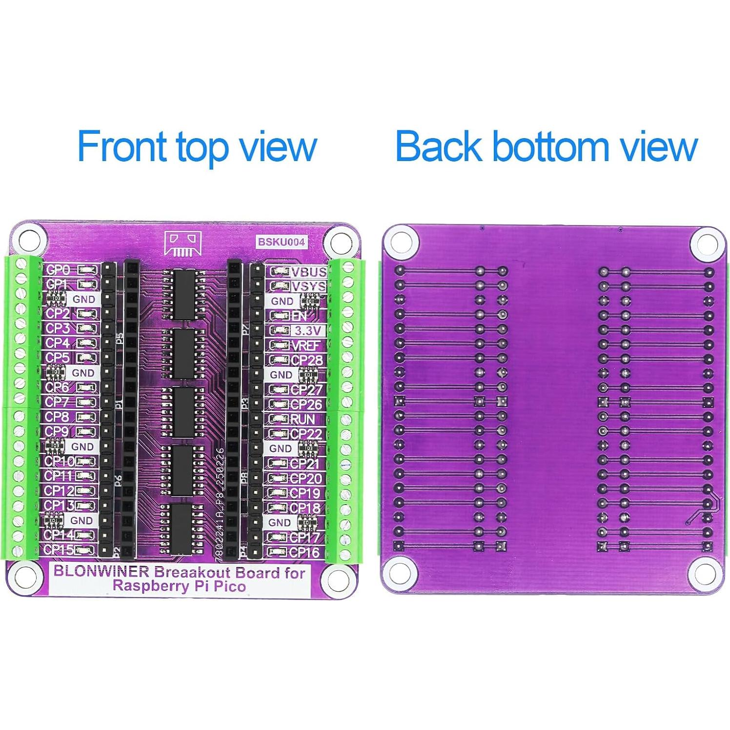 Placa de Expansión para Raspberry Pi Pico BLONWINER BUS004