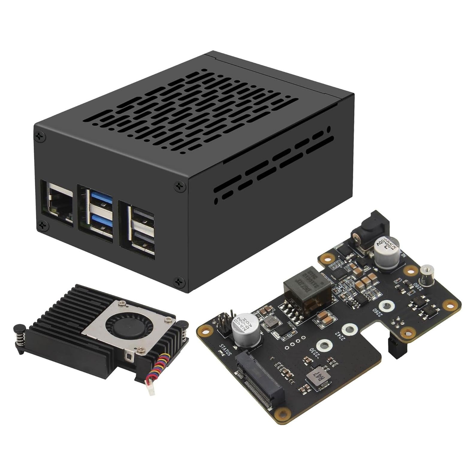 Geekworm X1012 PCIe a M.2 HAT NVMe SSD para Raspberry Pi 5