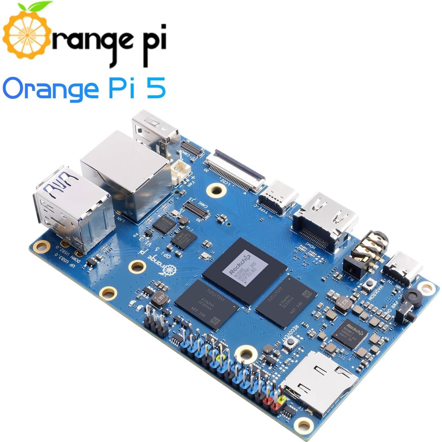 Mini PC Orange Pi 5 4GB Rockchip RK3588S 8 Núcleos 64 Bit