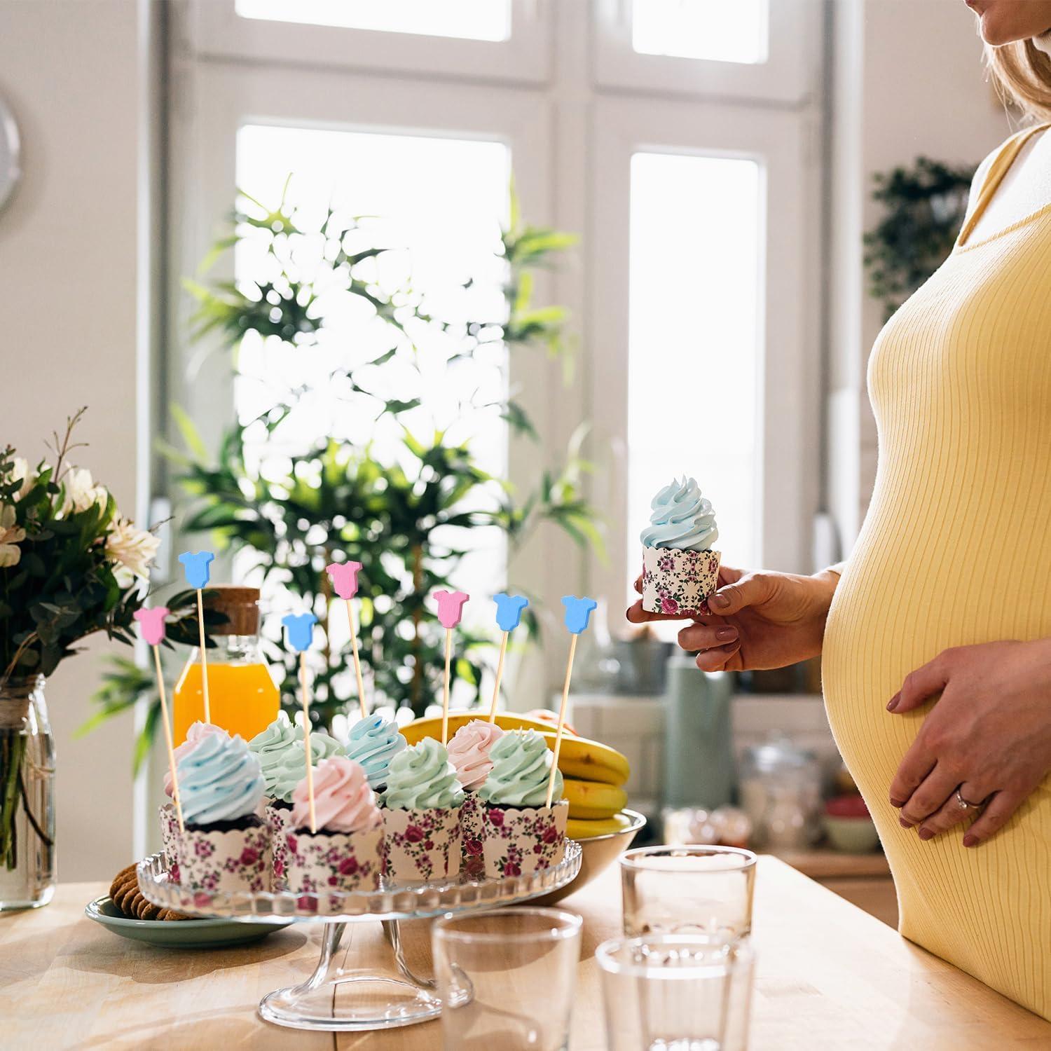 Palillos de cóctel Bambú 100 unidades Revelación de género
